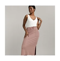 Cozy Earth Women's Modern Modal Midi Skirt
