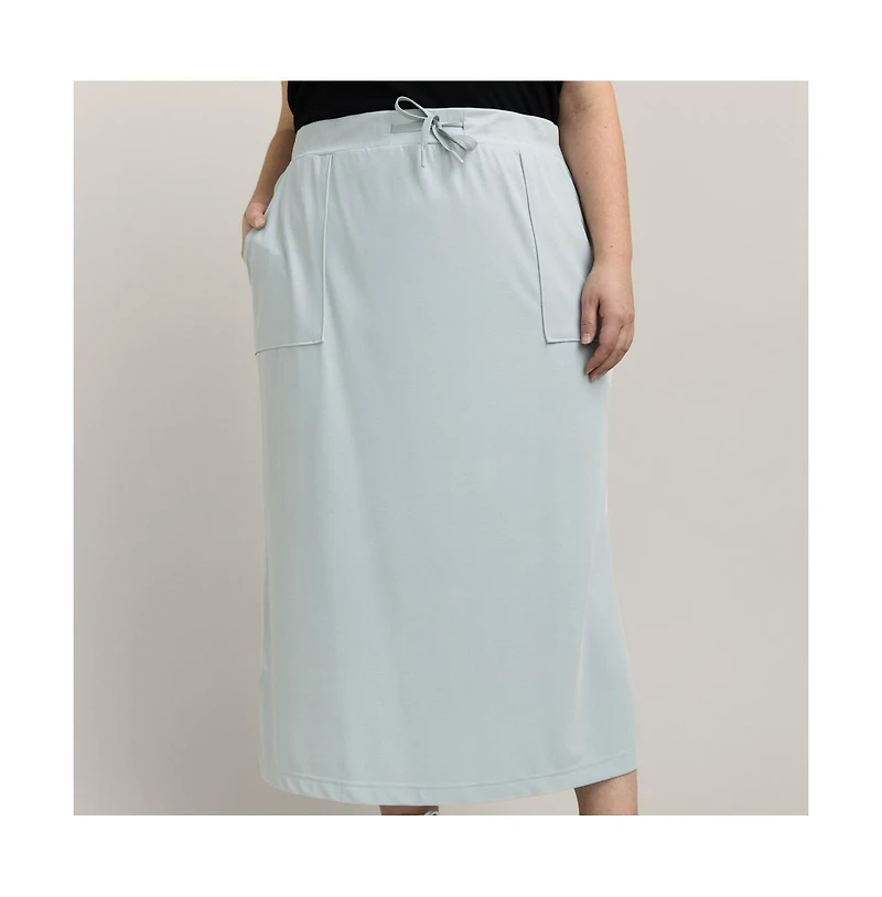 Cozy Earth Women's Modern Modal Midi Skirt