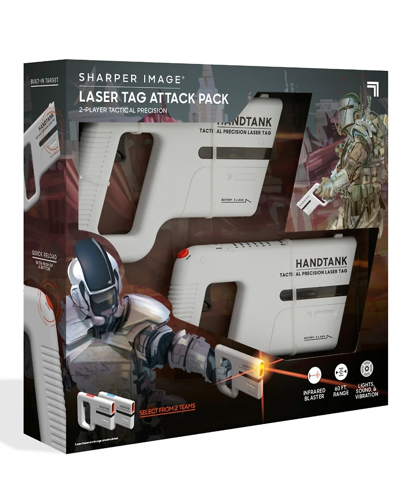 Sharper Image 2 Player Laser Tag Attack Pack Set, 2 Piece