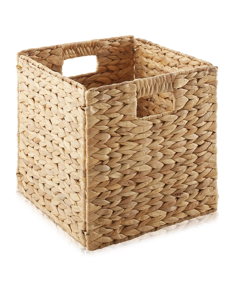 Casafield 10.5" x 10.5" Water Hyacinth Storage Baskets