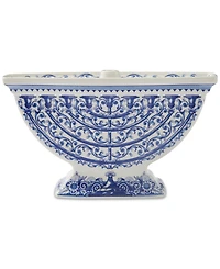 Spode Blue Italian Menorah