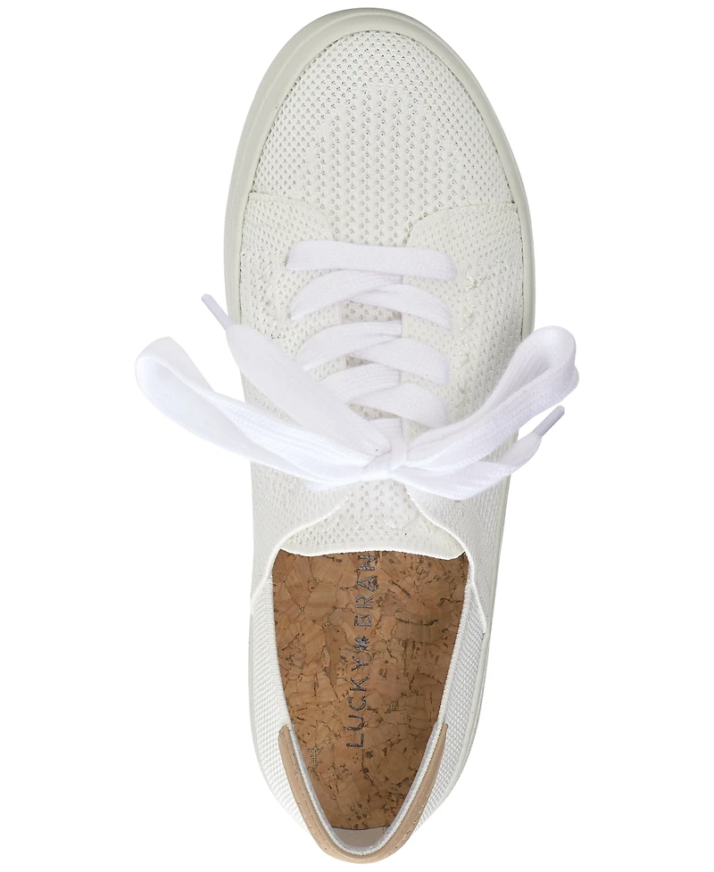 Lucky Brand Women's Talena Knit Lace-Up Sneakers