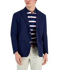 Club Room Men's Varsity-Inspired Unstructured Blazer, Created for Macy's