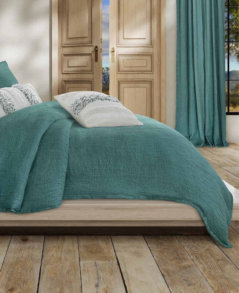 White Sand South Seas Cotton Duvet Cover, King/California King