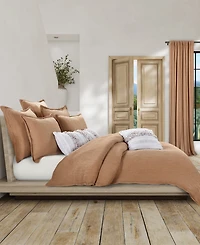 White Sand South Seas Cotton Duvet Cover, Full/Queen