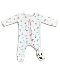 Bellabu Bear Baby Girls Mermaid Convertible Footie Pajama