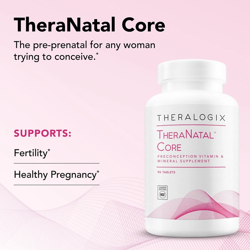 Theralogix TheraNatal Core Preconception Prenatal Vitamin (90 Day Supply)