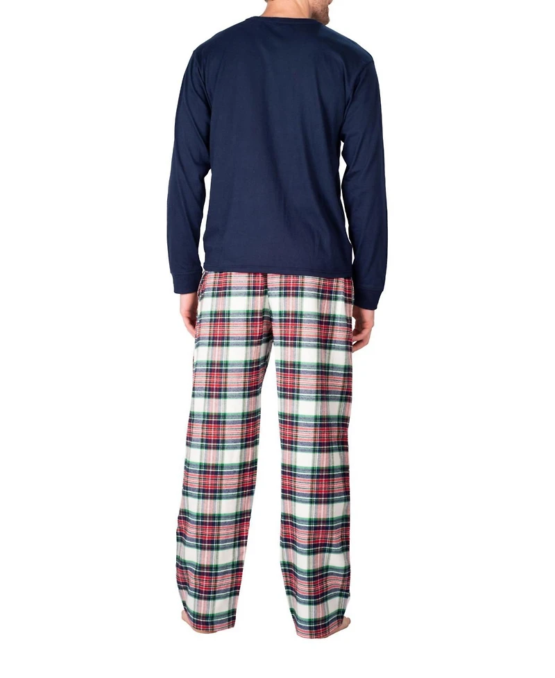 Sleep Hero Men's Flannel Pajama Set