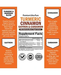 Turmeric Curcumin with Saffron, Cinnamon, BioPerine - Joint Support