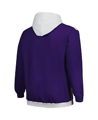 Men's Fanatics Purple, Silver Phoenix Suns Big and Tall Primary Arctic Pullover Hoodie
