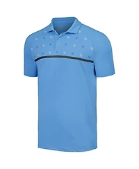 Men's LevelWear Light Blue Tampa Bay Rays Sector Batter Up Raglan Polo Shirt