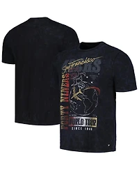 Men's and Women's The Wild Collective Black Distressed San Francisco 49ers Tour Band T-shirt