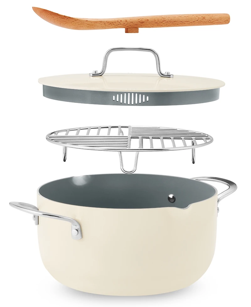 The Cellar 6-Qt. Ceramic Nonstick Complete Stock Pot, Exclusively at Macy's