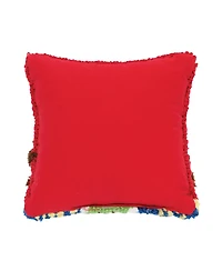 Nutcracker Hooked Throw Pillow