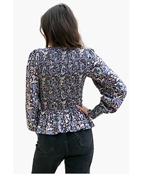 Paneros Clothing Women's Long Sleeve Smock Stella Top