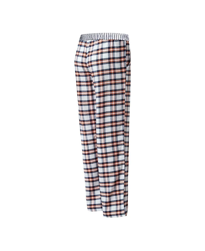 Women's Concepts Sport Navy, Orange Houston Astros Sienna Flannel Sleep Pants