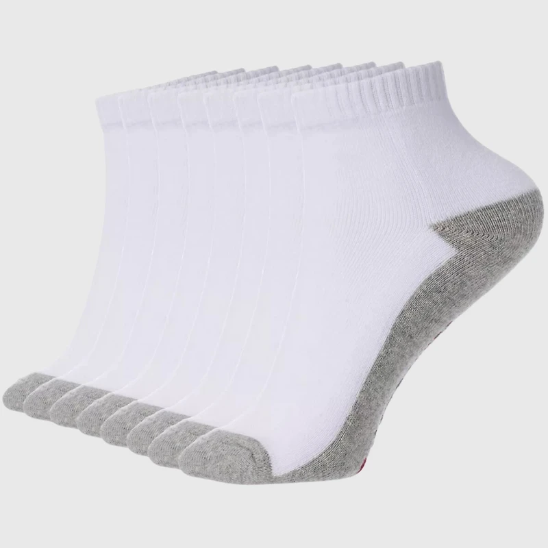Alpine Swiss Men's Ankle Socks 8 Pack Cotton Athletic Performance Socks for Men Moisture-Wicking Cushioned Quarter Length Socks Reinforced Heel & Toe
