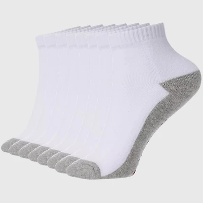 Alpine Swiss Men's Ankle Socks 8 Pack Cotton Athletic Performance Socks for Men Moisture-Wicking Cushioned Quarter Length Socks Reinforced Heel & Toe