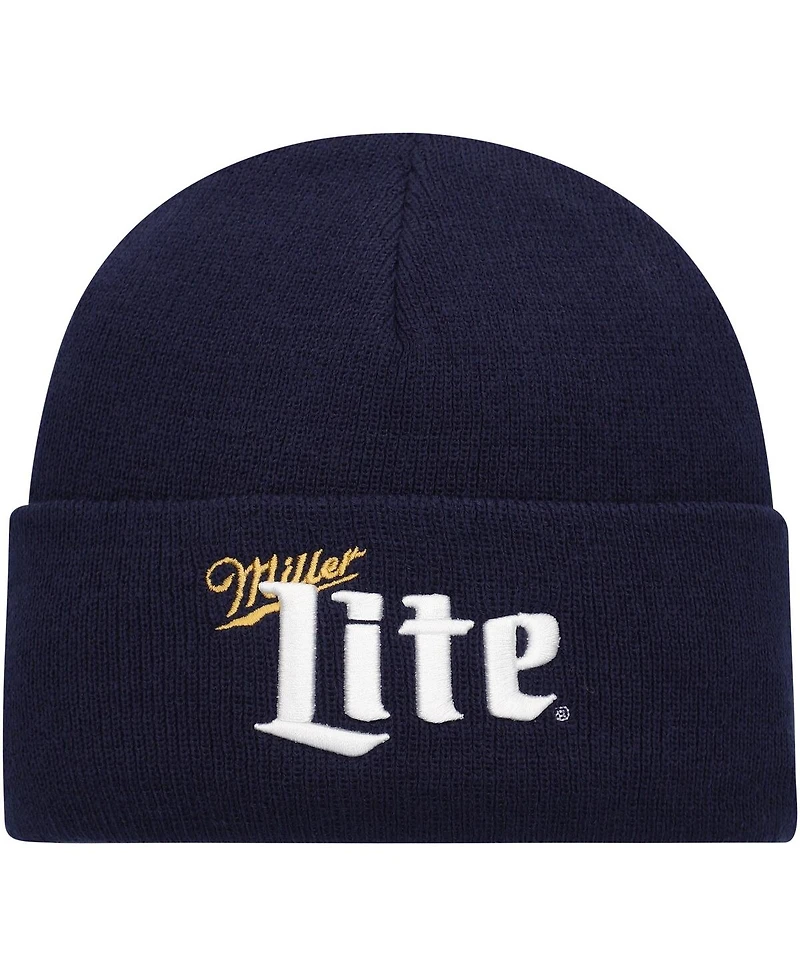 Men's American Needle Navy Miller Lite Cuffed Knit Hat