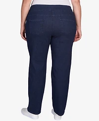 Ruby Rd. Plus Pull On Denim Pants