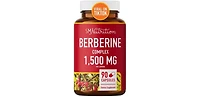 SMNutrition Berberine Hcl Supplement | High Potency 1875mg Complex to Support Glucose Metabolism and Fitness | Plus Bitter Melon & Banaba Leaf | 1500m
