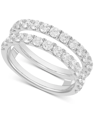 Grown With Love Igi Certified Lab Diamond (1-1/2 ct. t.w.) Enhancer Ring 14k White or Yellow Gold