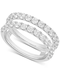 Grown With Love Igi Certified Lab Diamond (1-1/2 ct. t.w.) Enhancer Ring 14k White or Yellow Gold