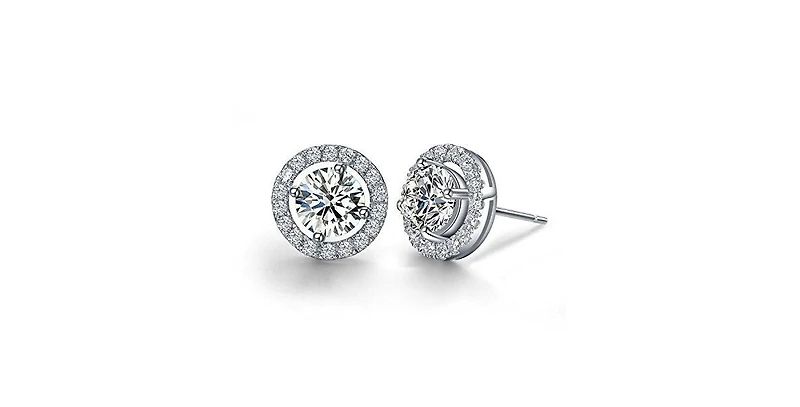 Hope Earrings- Cubic Zirconia Stud Earrings-Stud Earrings