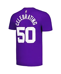Men's and Women's Nike Purple Utah Jazz 50th Anniversary T-shirt