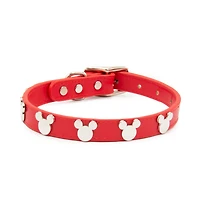 Disney Pet Collar, Faux Leather Dog Mickey Mouse