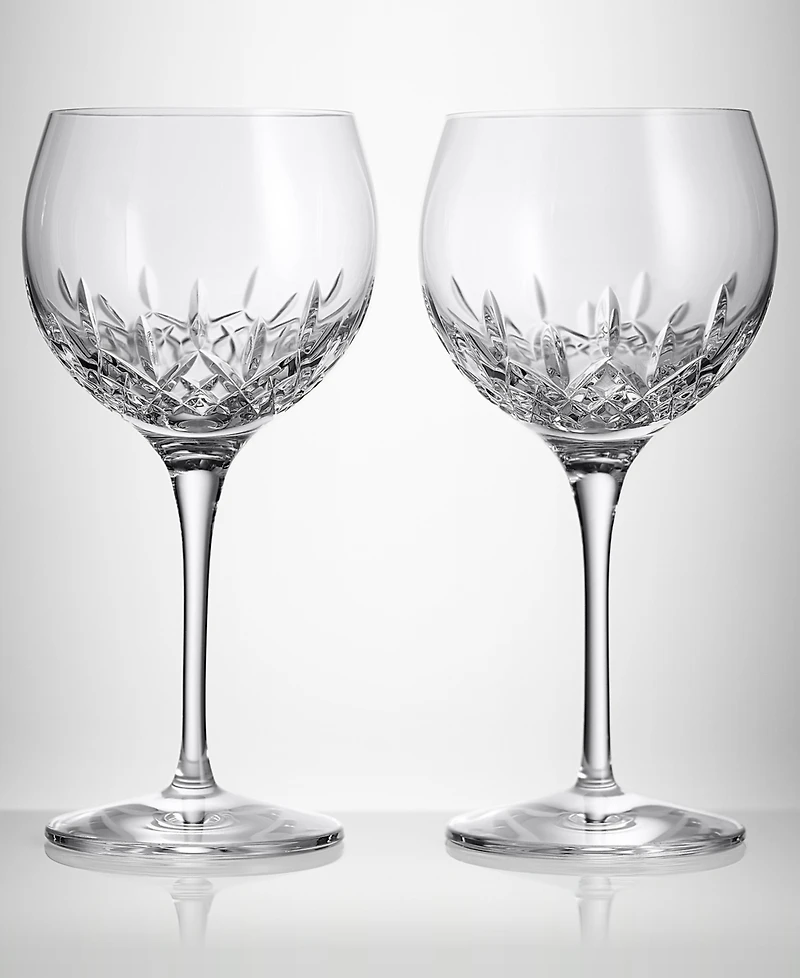 Waterford Lismore Essence Wine Balloon 17oz, Set of 2