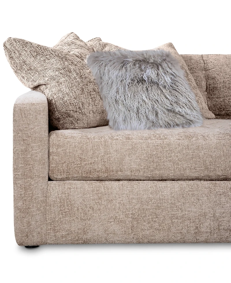 Pherie 110" 2-Pc. Fabric Double Cuddler Sectional, Created for Macy's