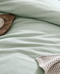 Dkny Pure Washed Linen 3 -Piece Duvet Cover Set, King