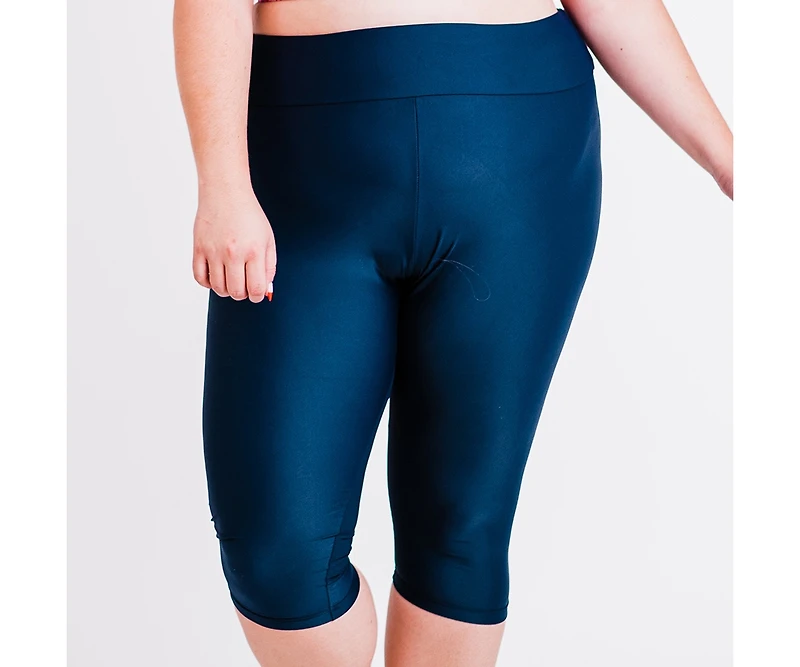 Calypsa Plus Capri Swim Leggings