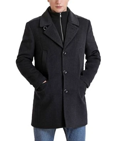 Bgsd Men Steven Wool Blend Bibbed Walking Coat