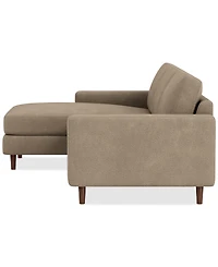 Closeout! EQ3 Oskar 2-Pc. Fabric Sectional Sofa