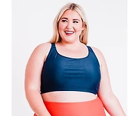 Calypsa Plus Racerback Swim Bra with Removable Cups