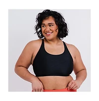 Calypsa Plus Racerback Swim Bra with Removable Cups