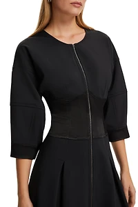 Nocturne Women's Midi Zipper Dress
