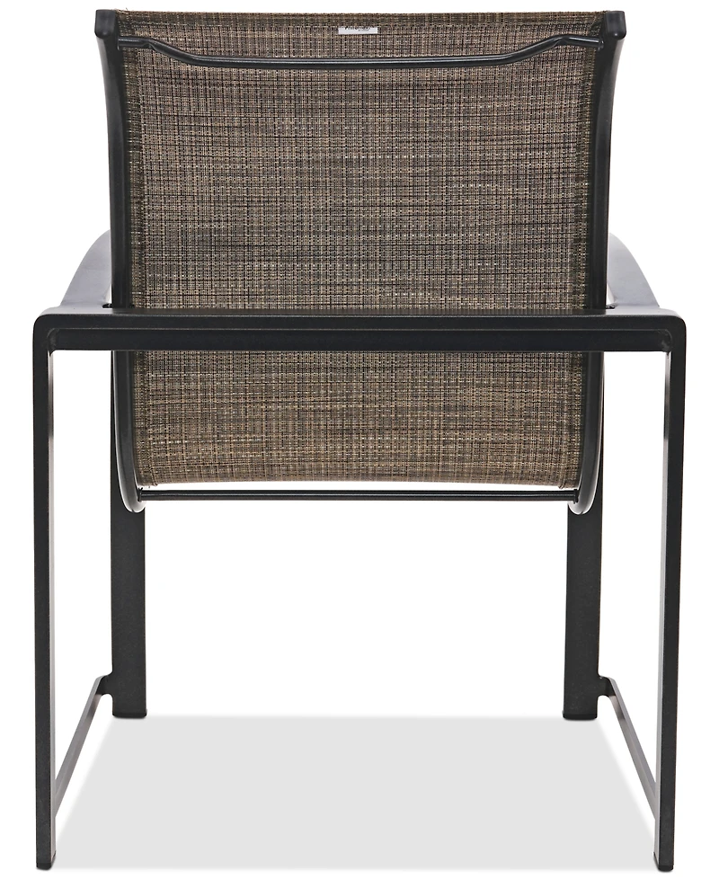 Wythburn Mix and Match Sleek Sling Outdoor Dining Chair, Created for Macy's