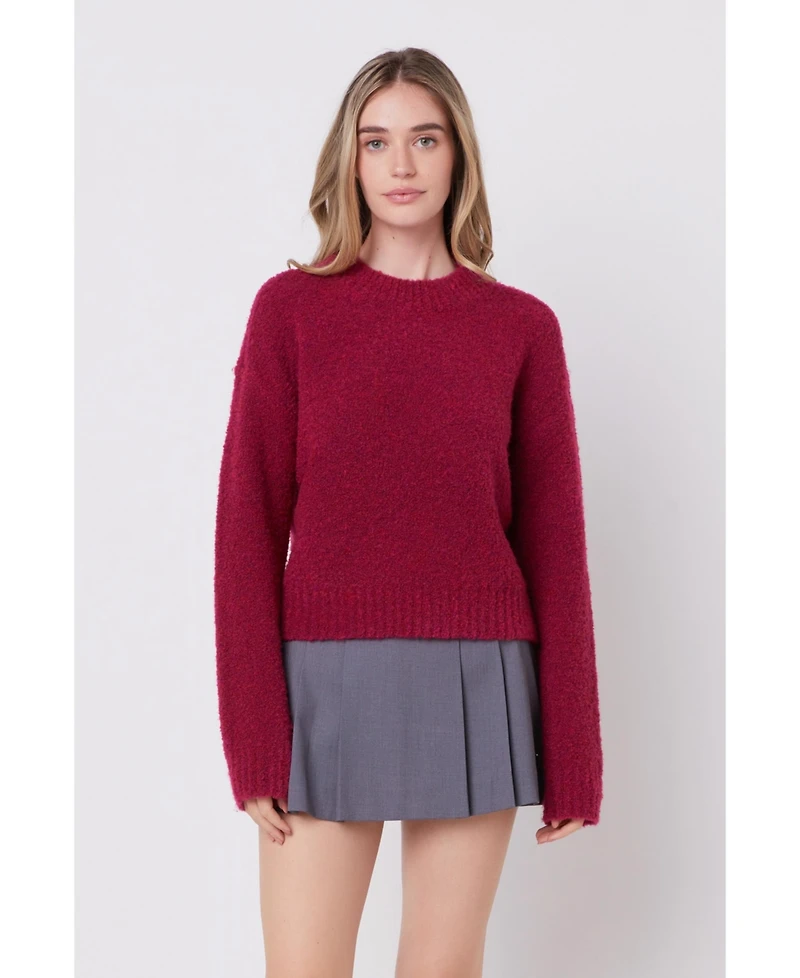 Women's Cozy Round neck Sweater