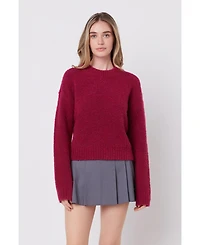 Women's Cozy Round neck Sweater