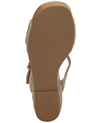 Lucky Brand Women's Adario Adjustable Ankle-Strap Wedge Sandals