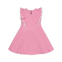 Hope & Henry Girls' Sleeveless Knit Pinafore Dress