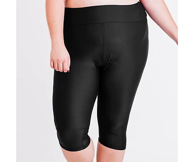 Calypsa Plus Capri Swim Leggings