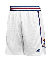 Men's adidas White Kansas Jayhawks Swingman Replica Basketball Shorts