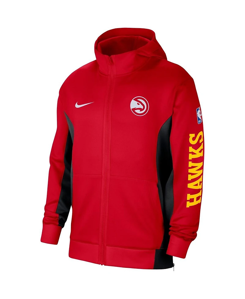 Men's Nike Red Atlanta Hawks 2023/24 Authentic Showtime Full-Zip Hoodie