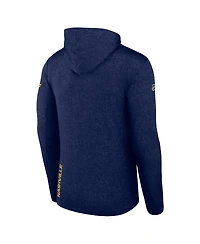Men's Fanatics Navy Nashville Predators Authentic Pro Lightweight Pullover Hoodie