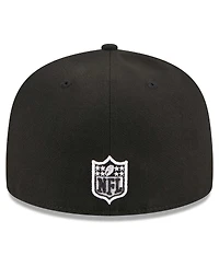 Men's New Era Black York Giants Main Patch 59FIFTY Fitted Hat