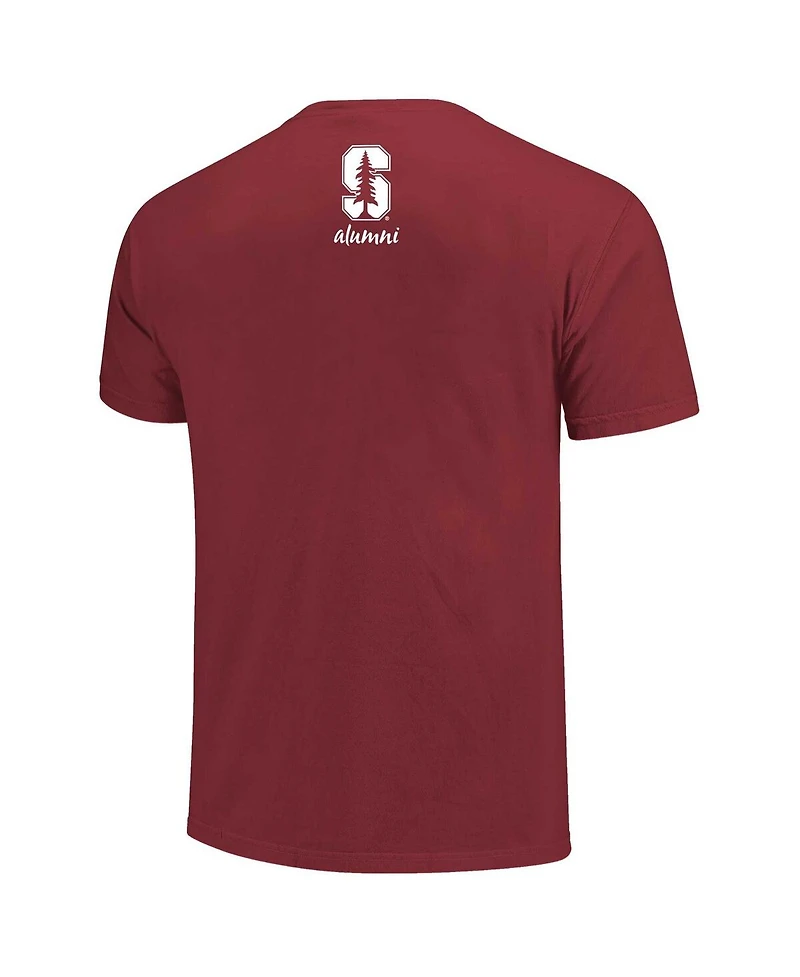 Men's Cardinal Stanford Nerd Nation Comfort Color T-shirt